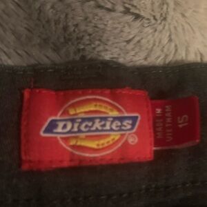 Junior size 15 in dickies, dark gray